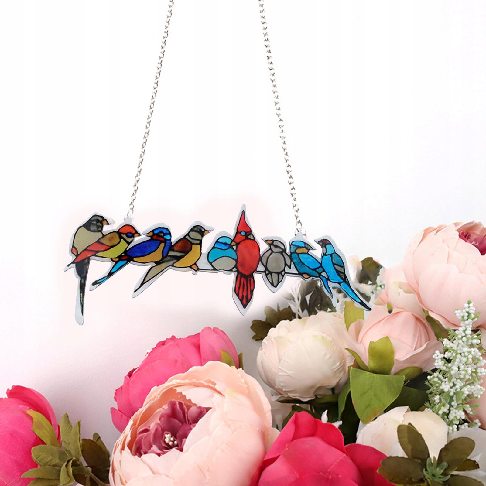 Proste ptaki kreskówkowe ozdoby Akrylowe wiszące Marka bez marki