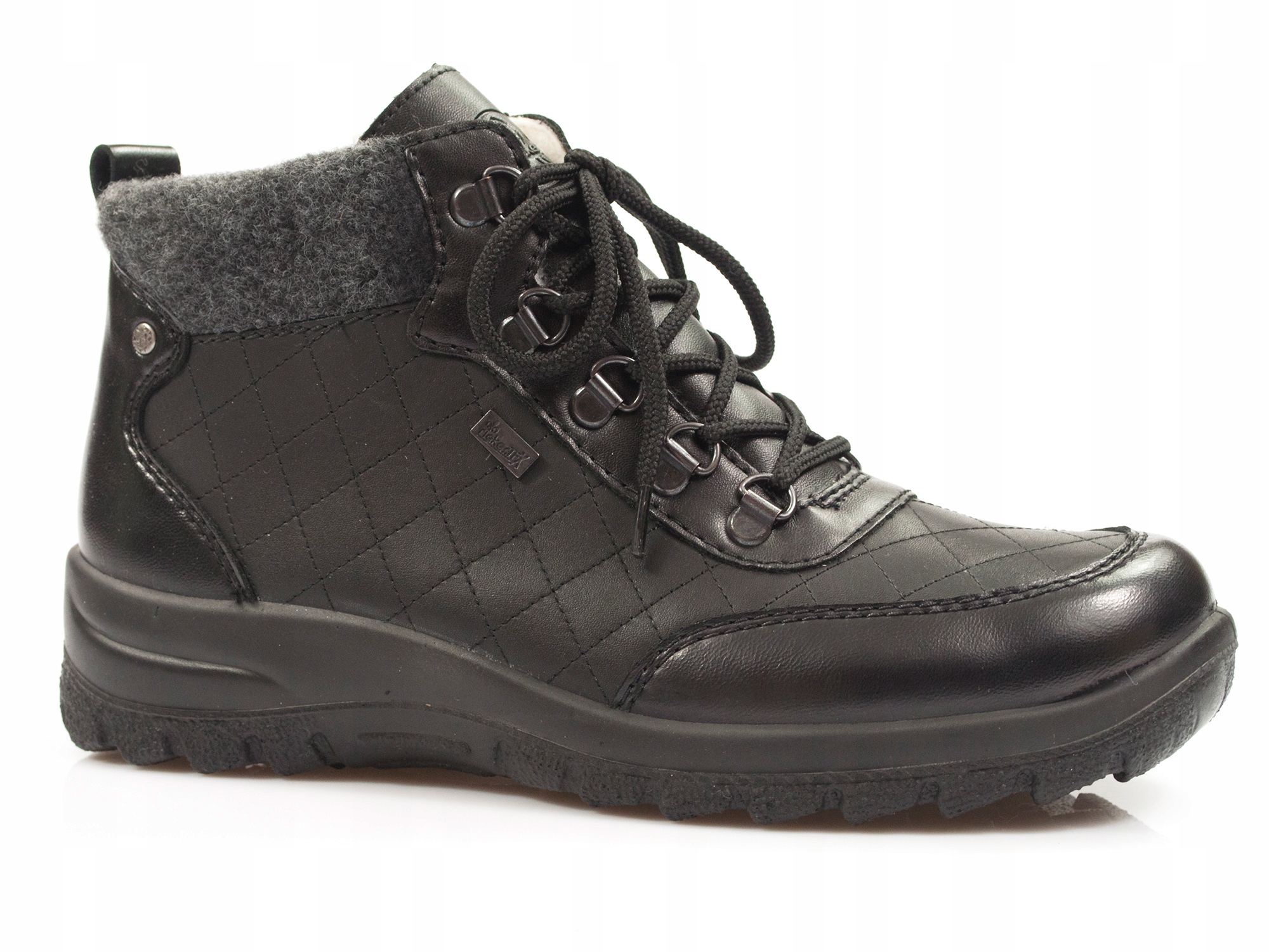 

Rieker śniegowce botki Wełna membrana Tex trapery