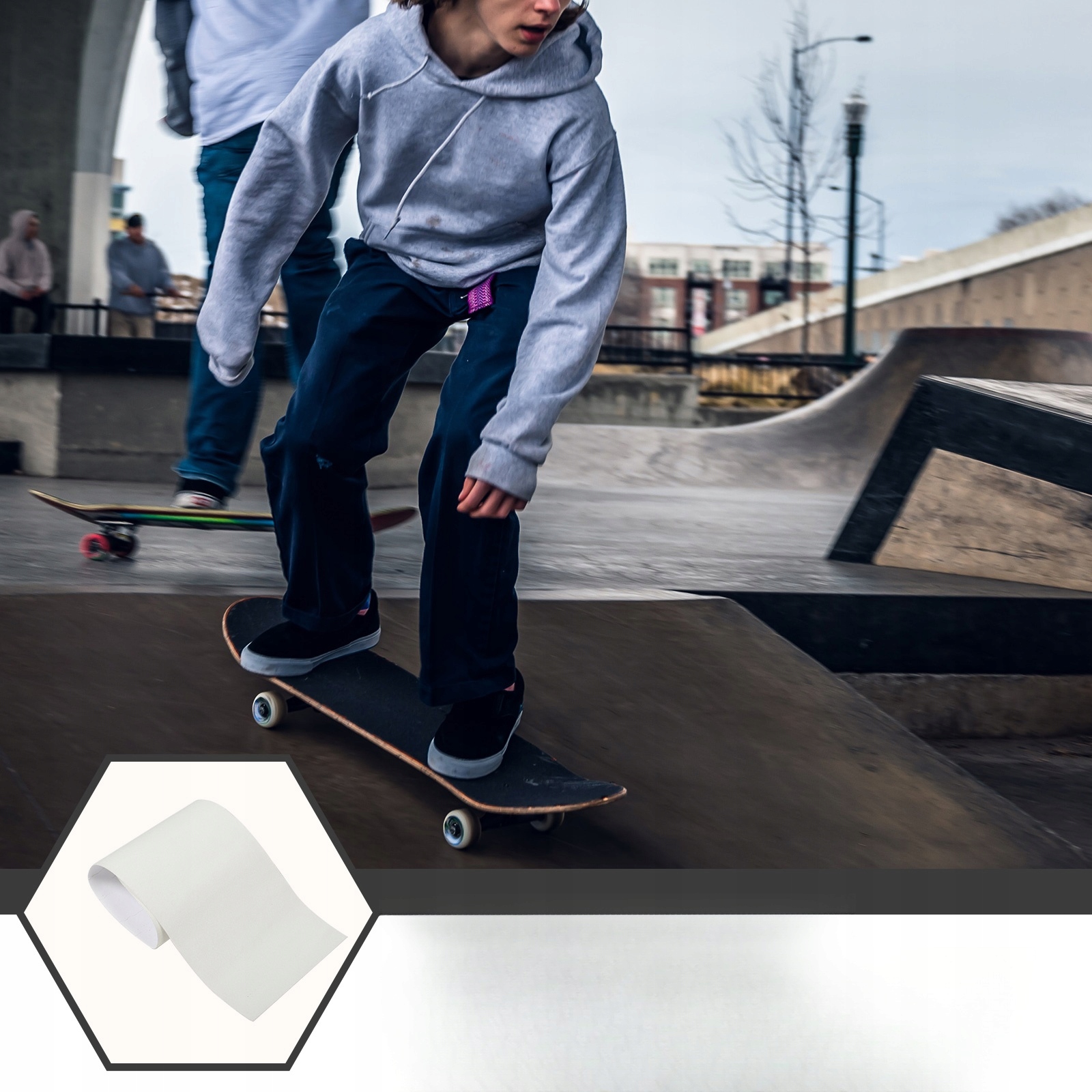 SAMOPRZYLEPNA TAŚMA DO DESKOROLKI WIELOFUNKCYJNA Model 52434594