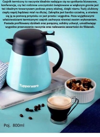 Termoska Tupperware termo 0,8 l modrý
