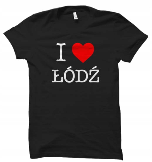 

I Love Łódź koszulka damska