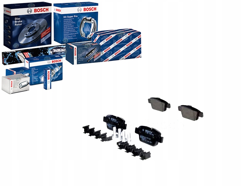 Brzdové Destičky Fiat Zadní Stilo 01- Bosch Asistent Kolize #34