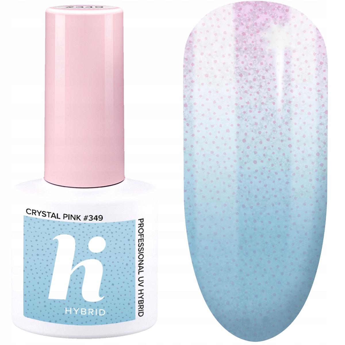 

Hi Hybrid Lakier Hybrydowy #349 Crystal Pink 5ML