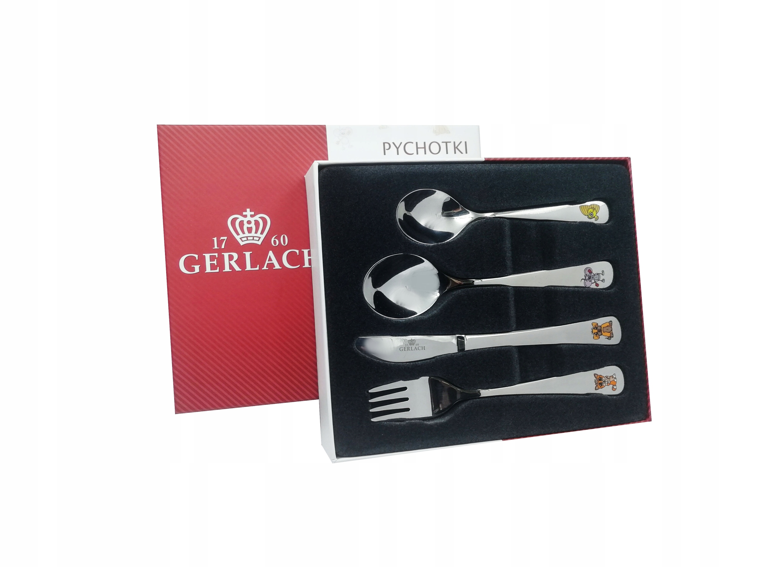 Sztućce dla dzieci GRAWER Gerlach PYCHOTKI Marka Gerlach