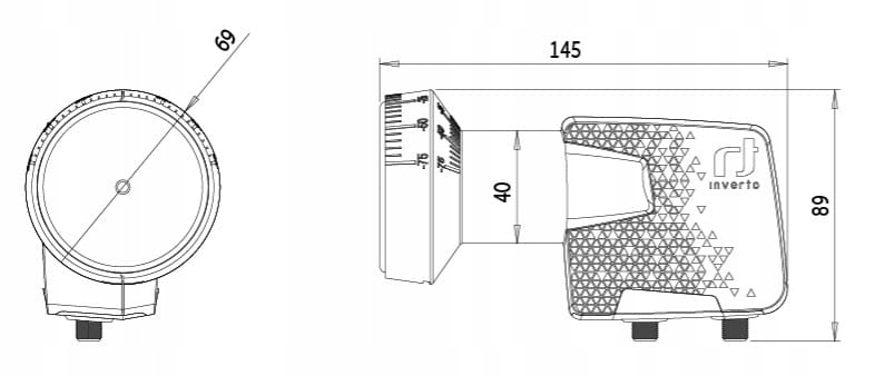 Konwerter Inverto Twin Premium Universal Model TWIN TWNL40-PREMU-OPP