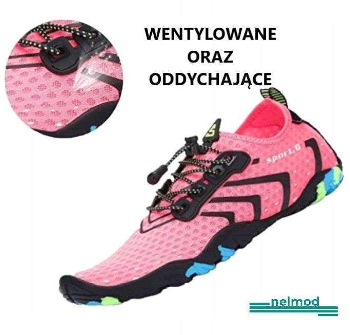 BUTY DO WODY PLAŻOWE PŁYWANIE JEŻOWCE RZEKA RÓŻOWY EAN (GTIN) 0088855484909