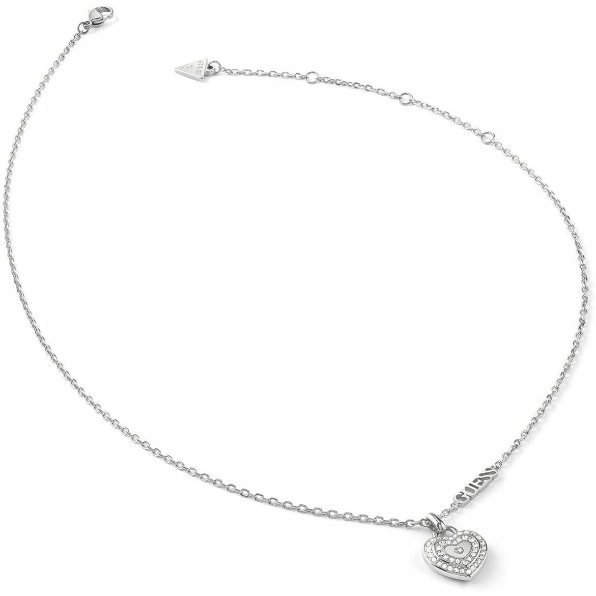 Náhrdelník Guess stříbrný