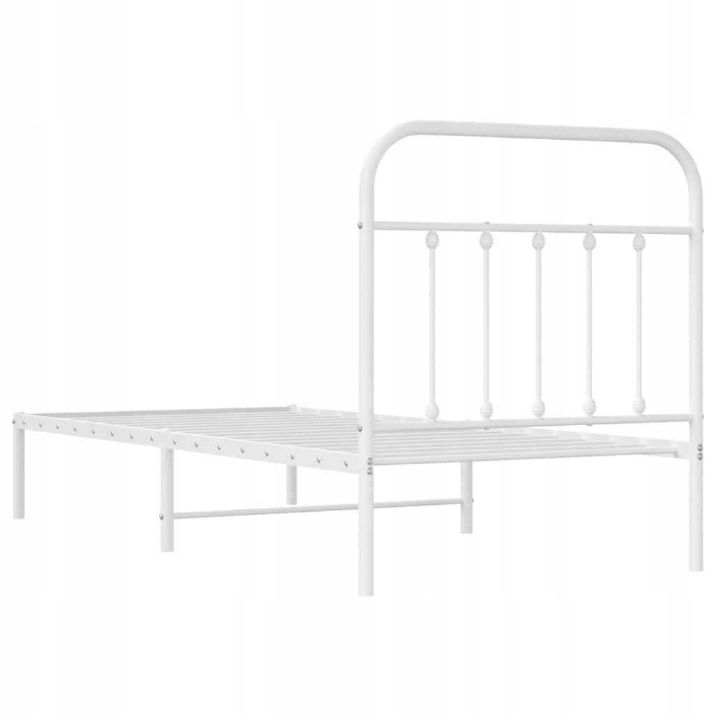 METALOWA RAMA ŁÓŻKA BIAŁA 90X200CM EAN (GTIN) 8720845881634