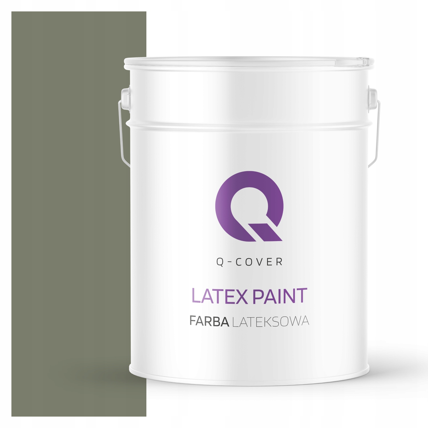 Latexová Farba Na Stenu Khaki Tmavá H1720 10L Mat Poľský Výrobca