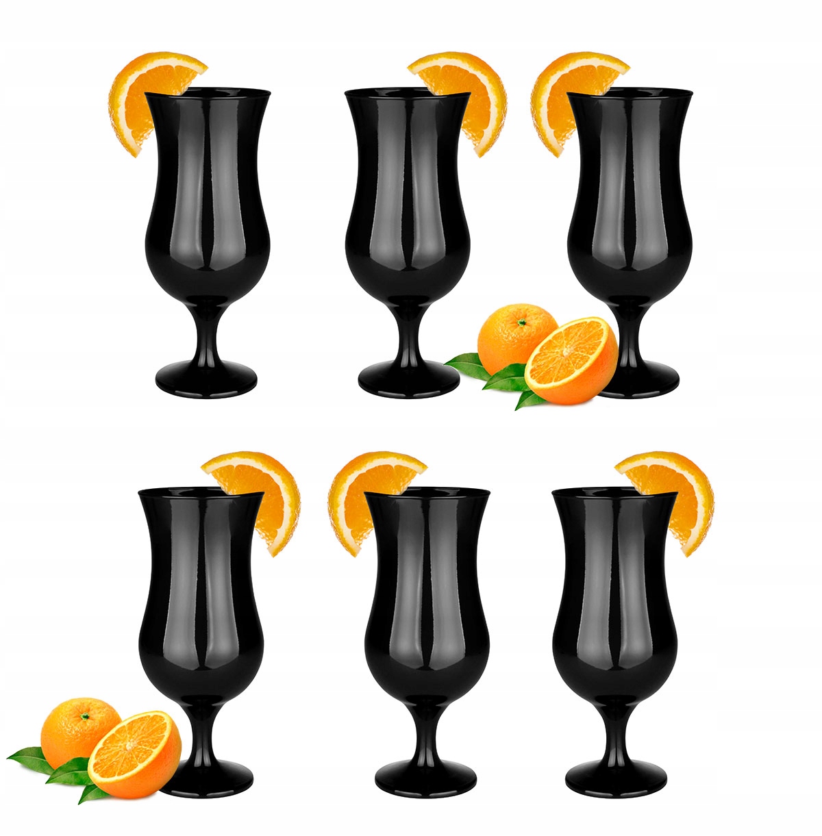 

6x Kieliszek Koktailowy Czarny 420ml, Lato, Drinki