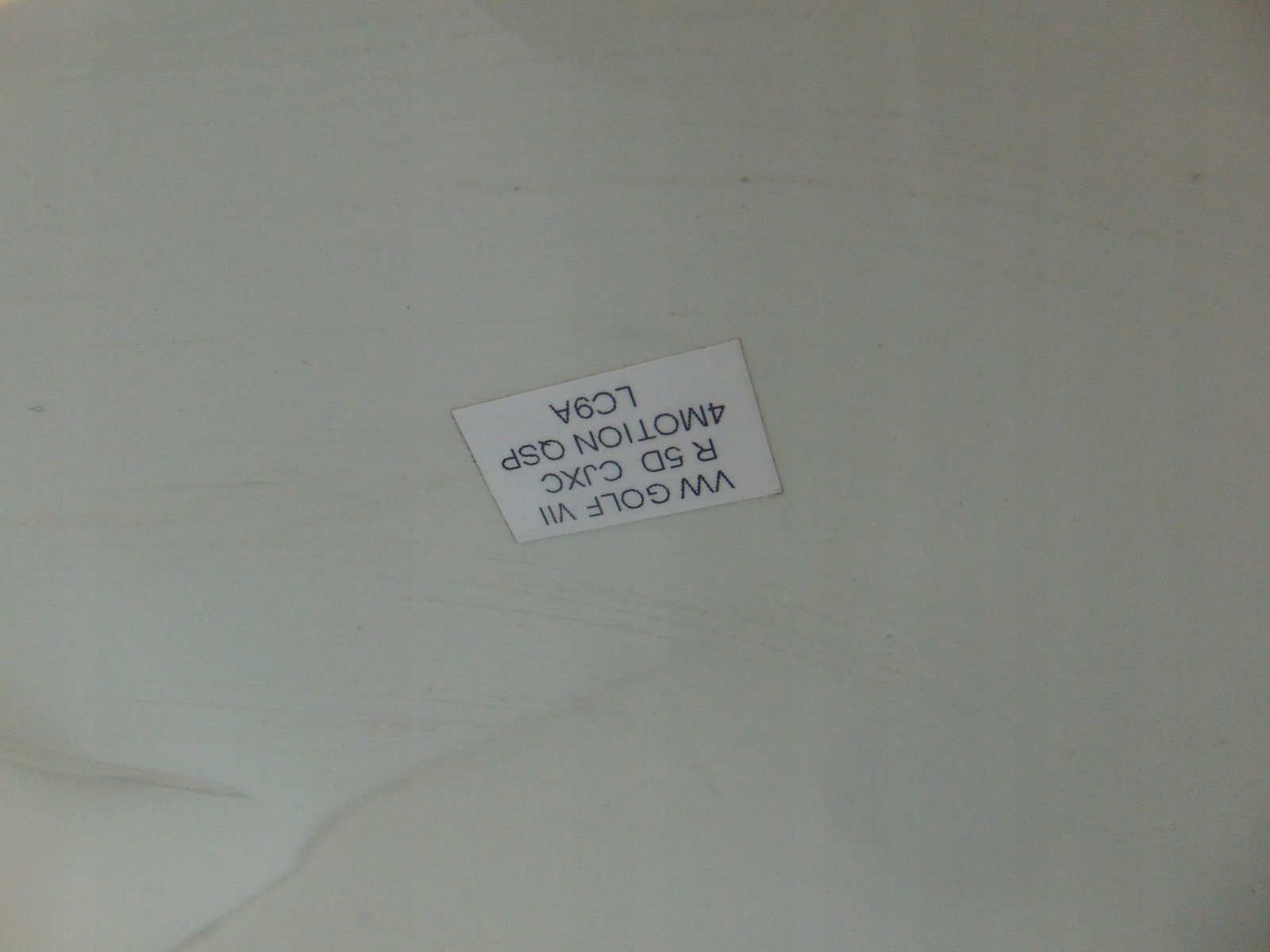bumper rear part rear VW GOLF VII 7 R 4MOTION 4X4 HB LC9A