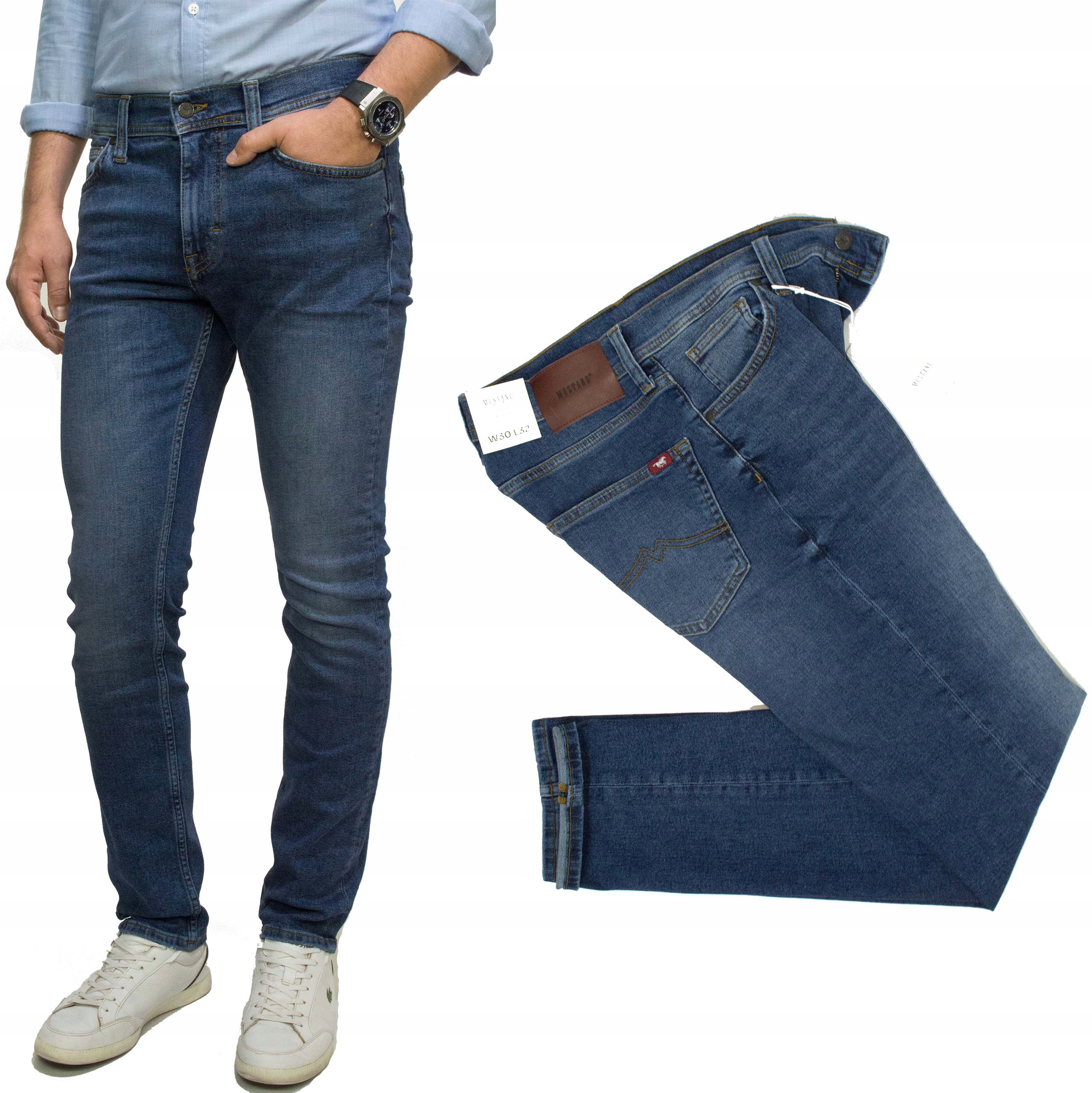 Mustang Orlando Slim Harbour 882 pánské džínové kalhoty W32 L30