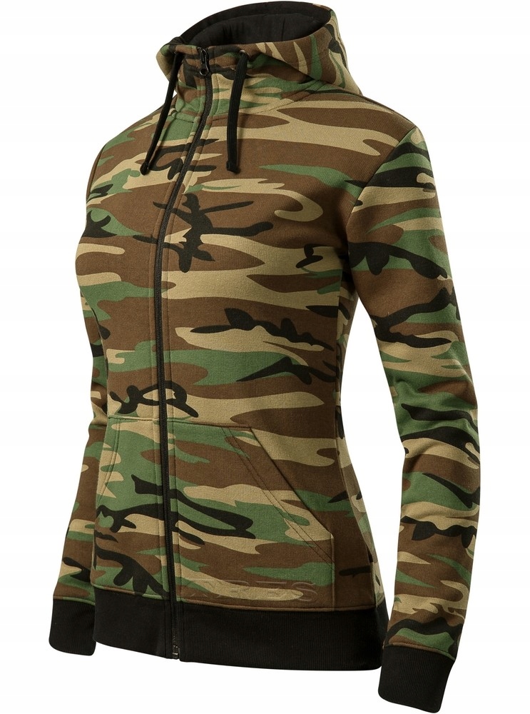 

Bluza damska Moro Adler Camo Zipper C20 kangur XXL