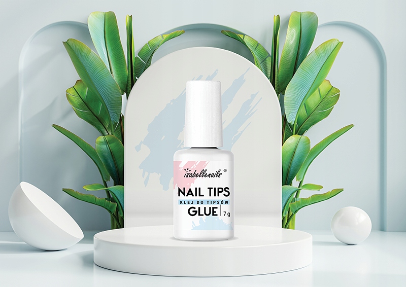 KLEJ DO TIPSÓW Z PĘDZELKIEM 7,5 gr MOCNY ! tipsy Marka Isabellenails