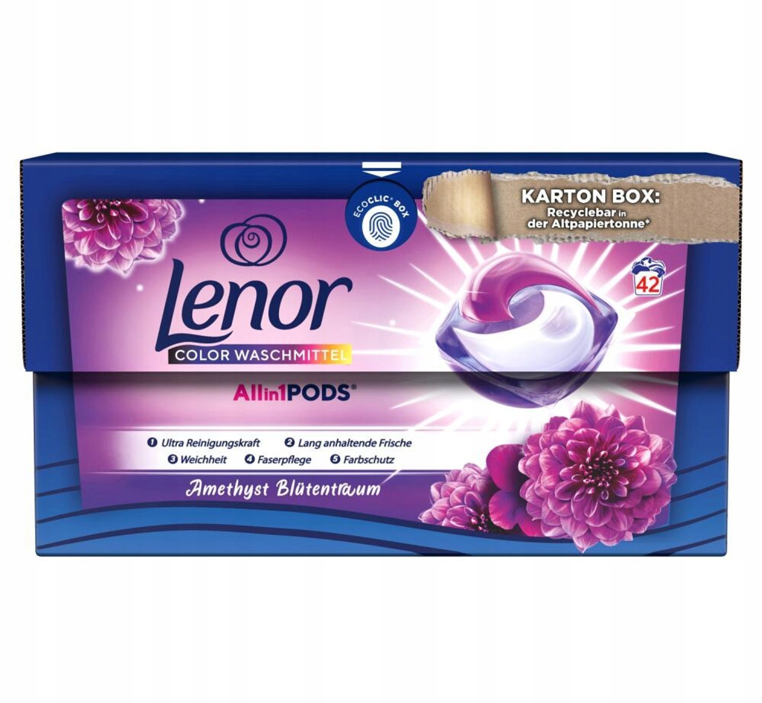 Levně Lenor Kapsle na praní Allin1 Pods Ametyst 42