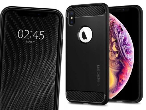 

Spigen Rugged Armor - Etui Gumowe Do Iphone X/xs