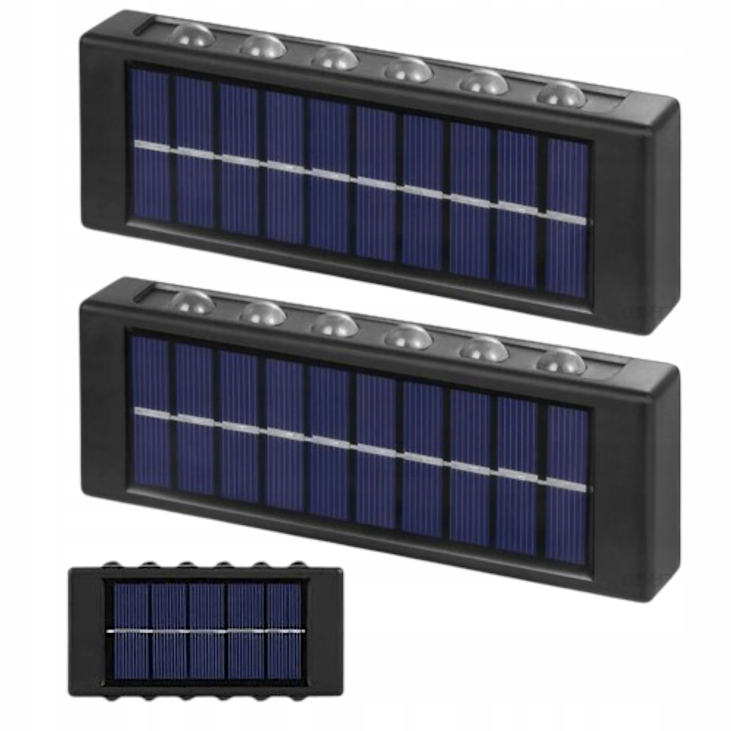 2x Solární lampa Solární Led venkovní zahradní dekorativní lampa