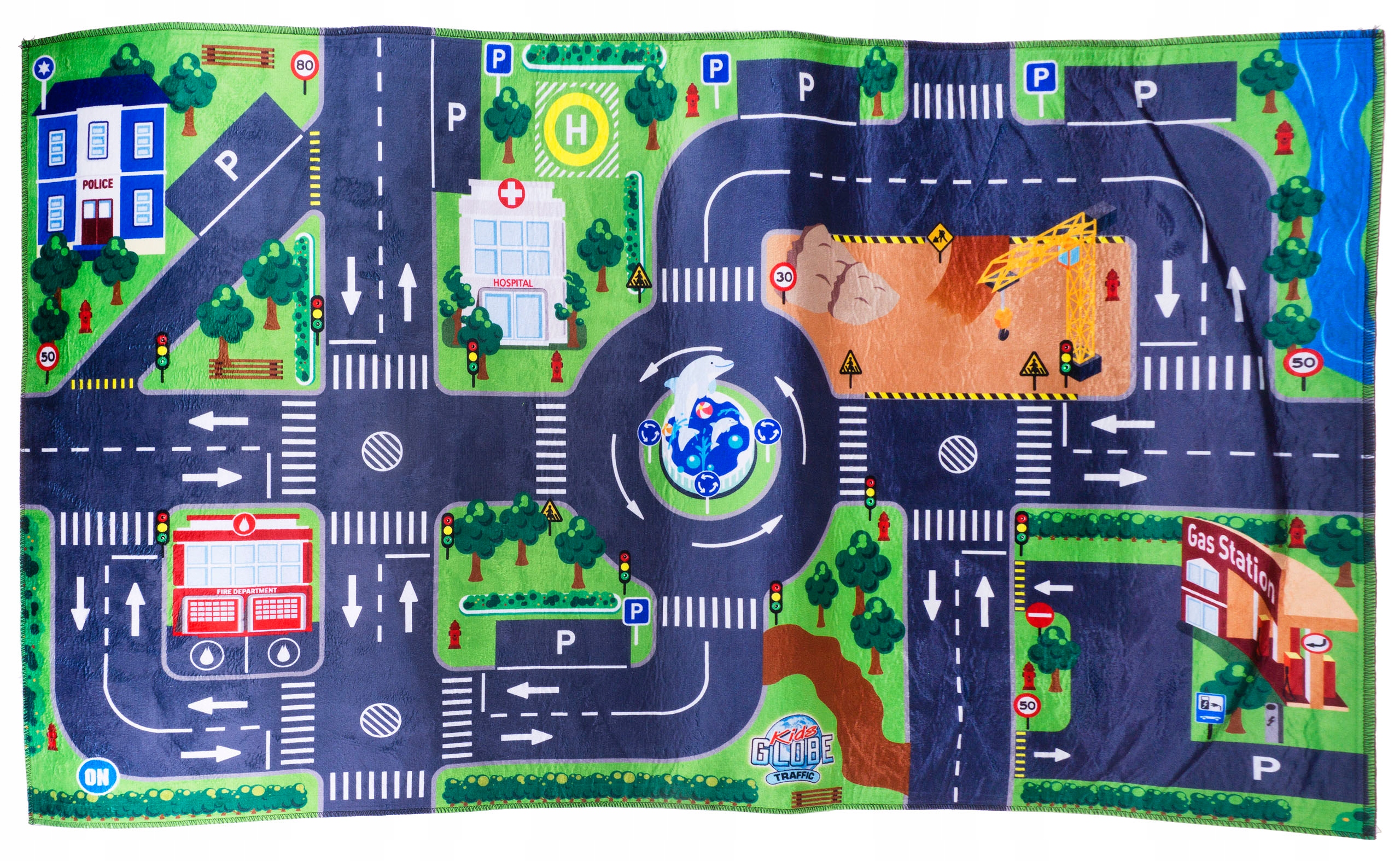 

Mata Dywan Ulica Sygnalizacja Świetlna Led 120X72