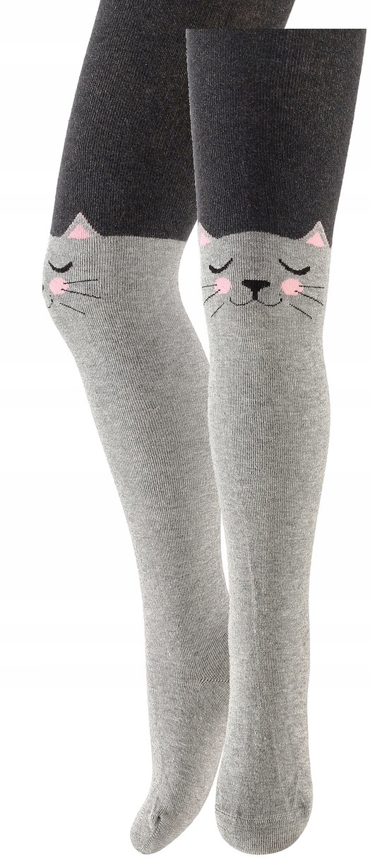 Rajstopy Gatta Cottoline 92-98 grafit/szary KOT