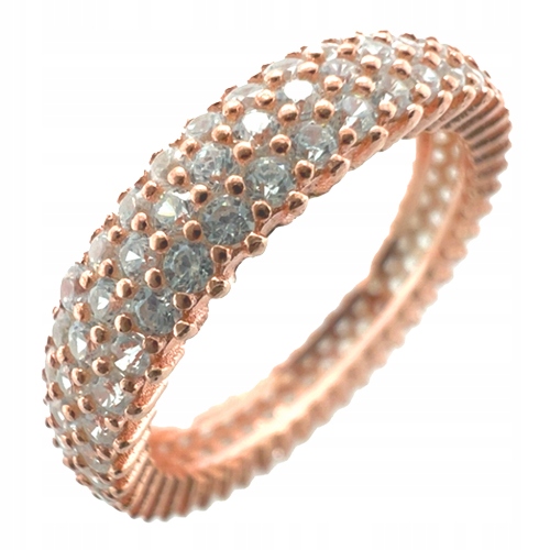 Zlatý prsten s prstýnek osázeným bílými zirkony, Zkouška 925