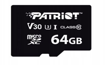 Patriot Karta microSD 64GB VX V30 Uhs-i U3
