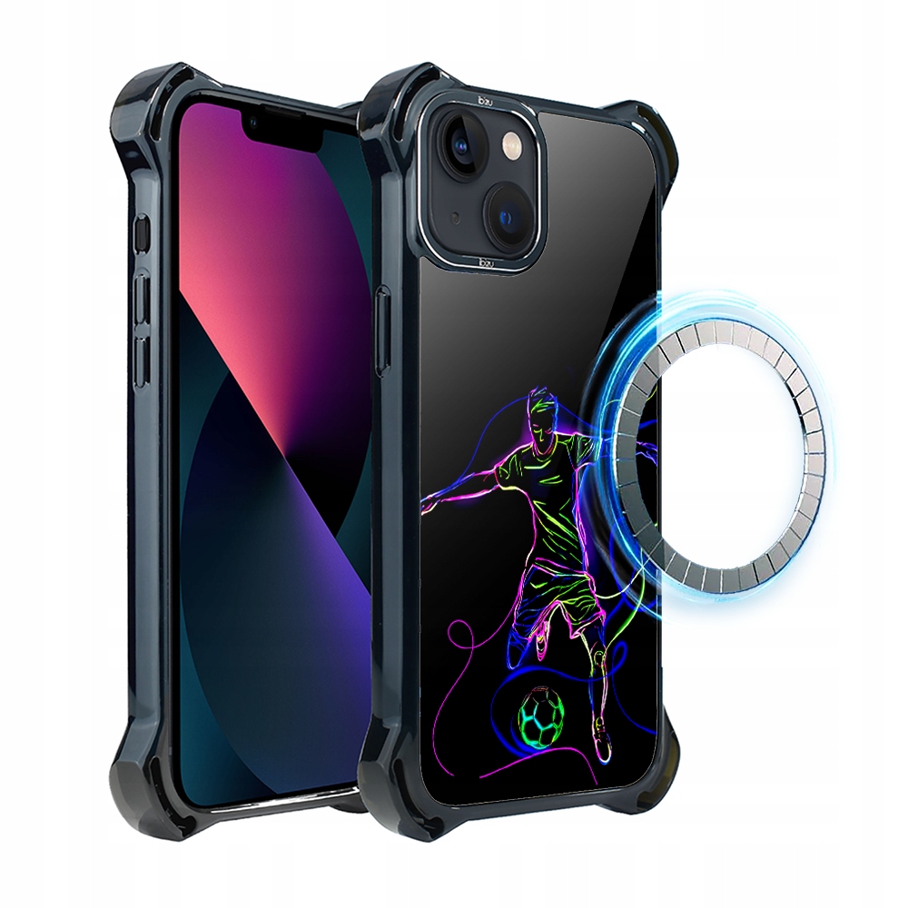 Pouzdro pro iPhone 13 Ibizu DropGuard Ultra s MagSafe, Síla fotbalu