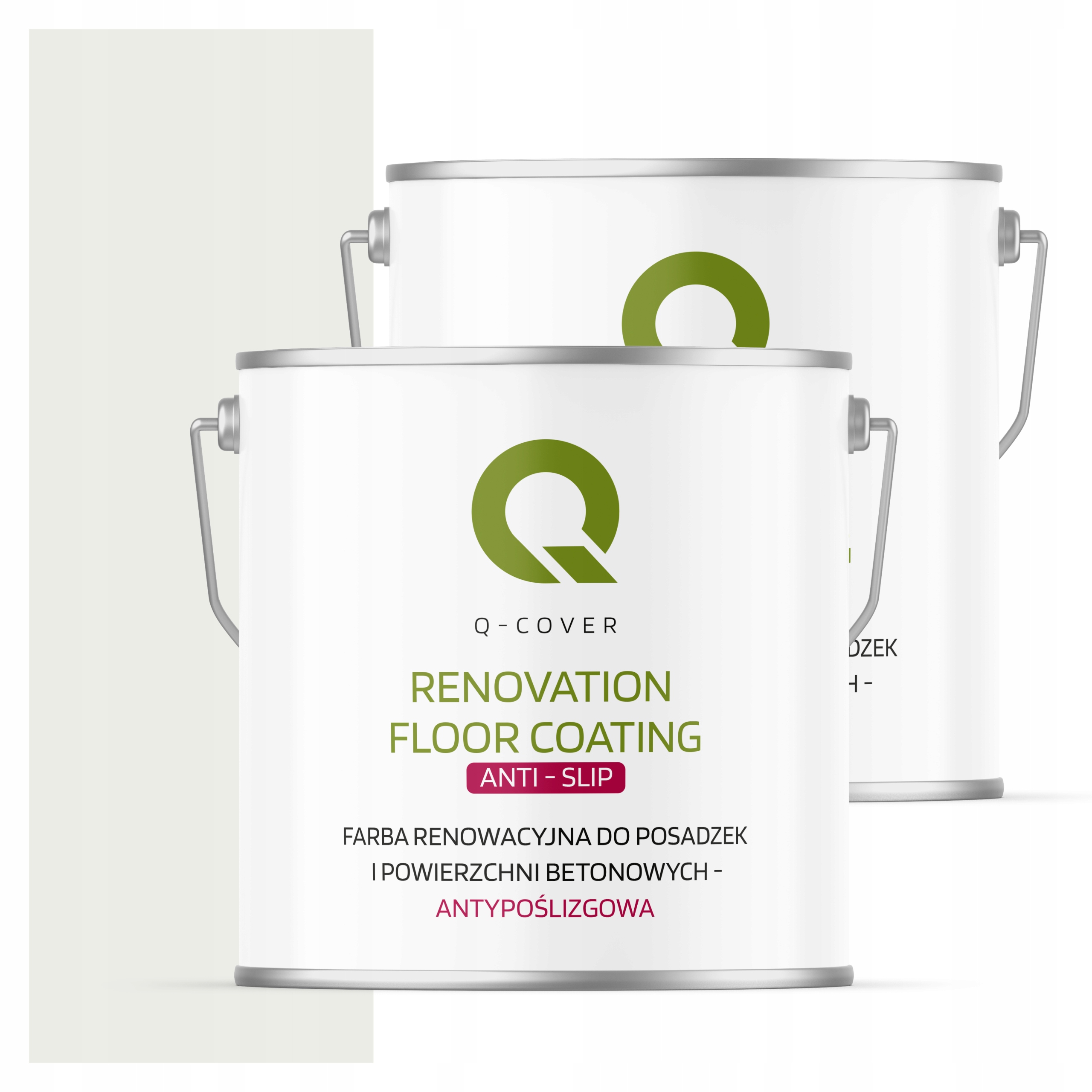 Farba na betón protišmyková renovačná 5L biela signalizačná Ral 9003 Mat