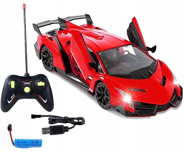 

Samochód Zdalnie Sterowany Auto Wyścigowe Rc+pilot