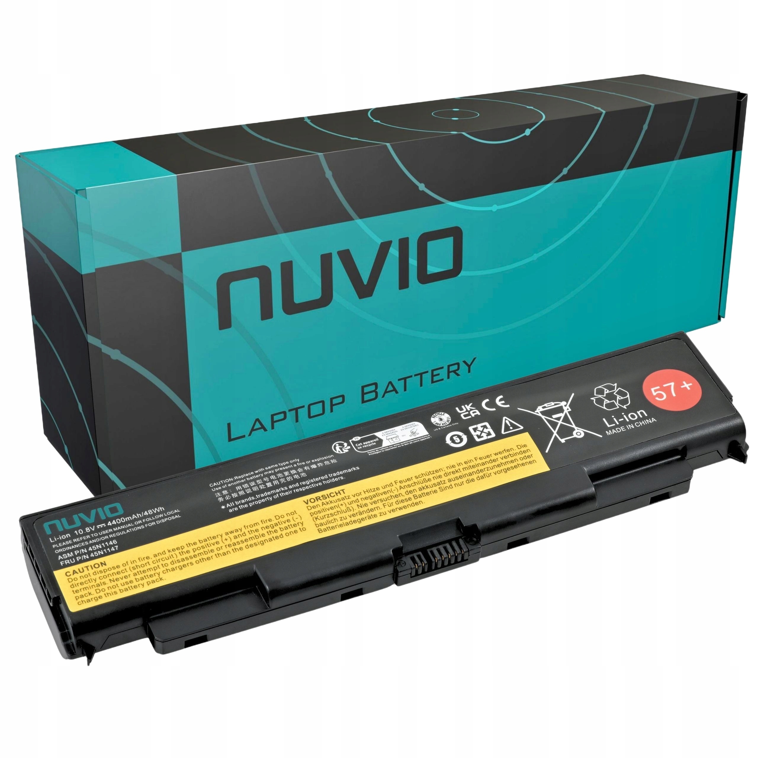 Baterie pro Lenovo ThinkPad T440p T540p L540 L440 W540 W541 45N1147 45N1153
