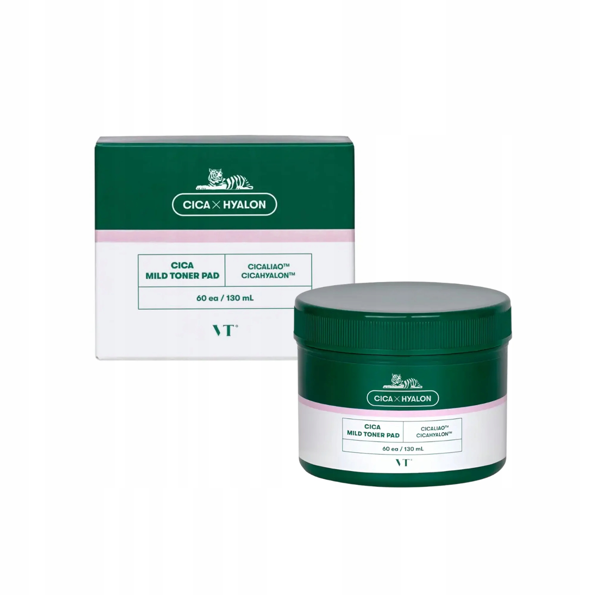 Vt Cosmetics Cica MILD Toner Pad Exfoliační vločky 60 ks Default Title