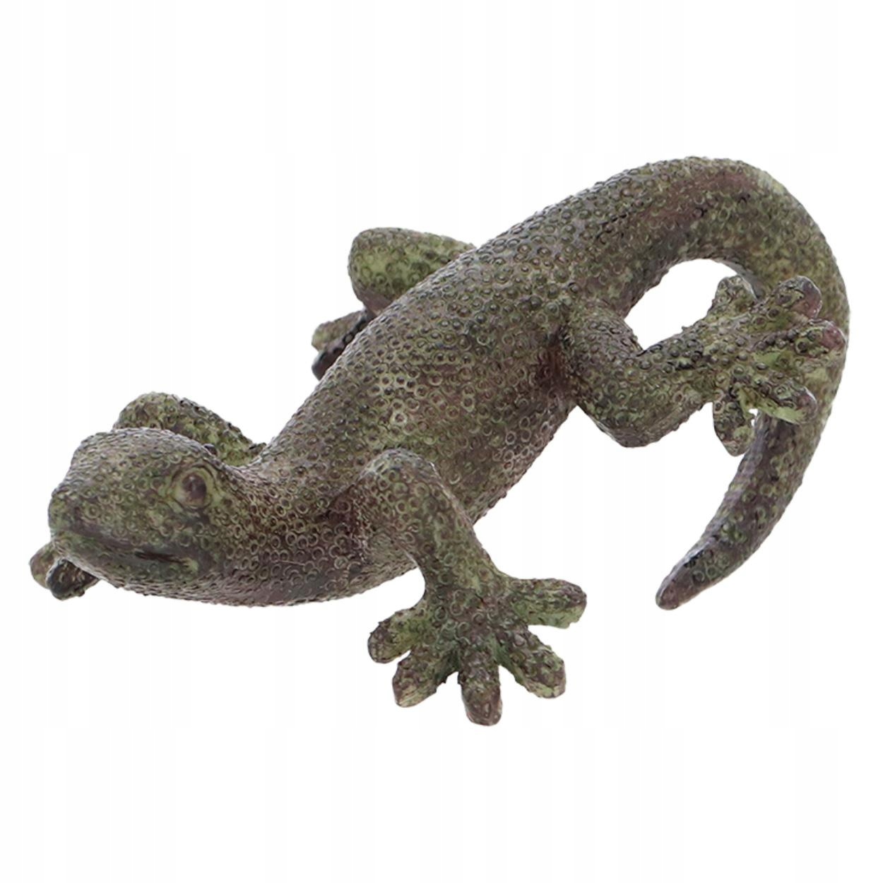 OZDOBA NA DONICZĘ JASZCZURKA 10 CM DEKORACJA DO ROŚLIN DONICZKOWYCH FIGURKA