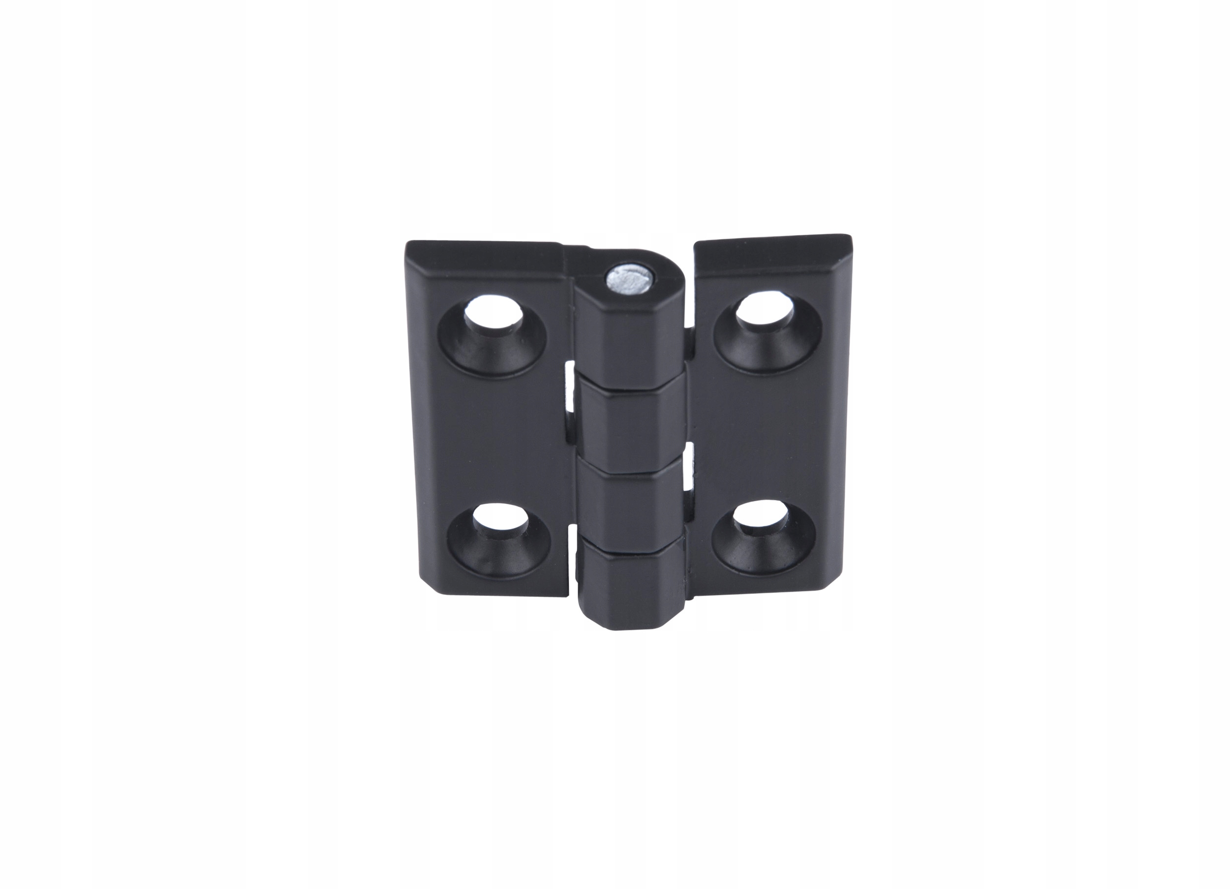 ZAWIAS PRZYKRĘCANY Z OTWORAMI SKRZYDEŁKOWY METALOWY PŁASKI 40x40 CZARNY Kod producenta 0/EB/1056-u6/H