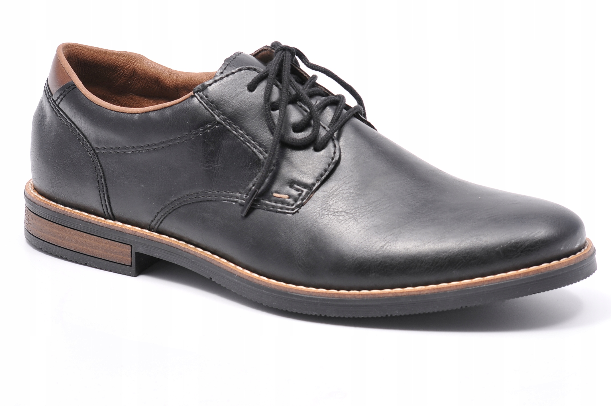 Černé boty Rieker 13500-00, Velikost 42