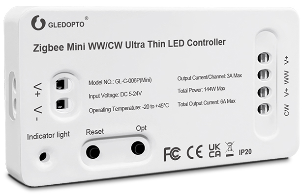 

Ultra Mini kontroler Led Ww/cw Gl ZigBee Hue Tuya
