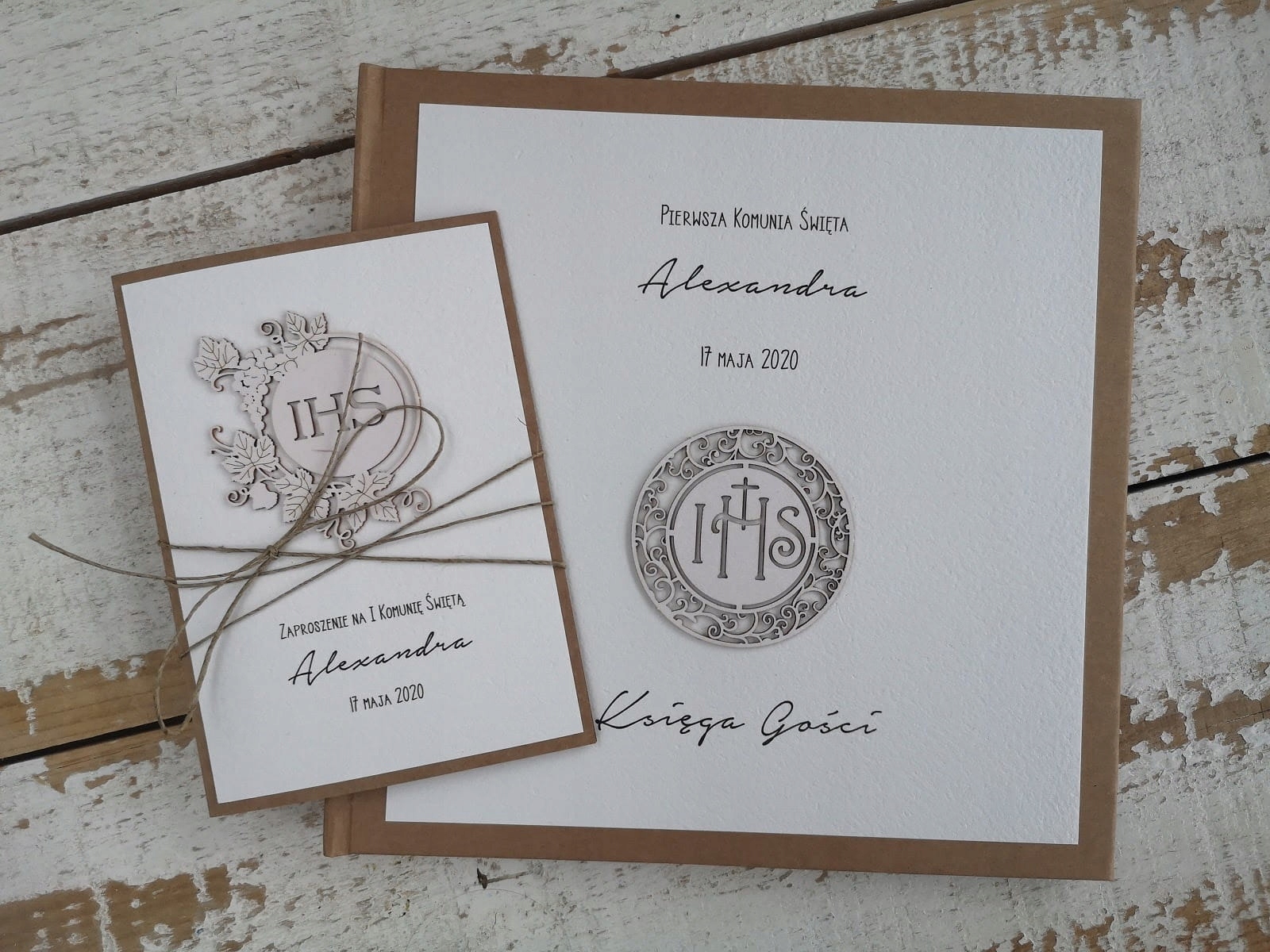 Rustikální kniha společenských hostů 2