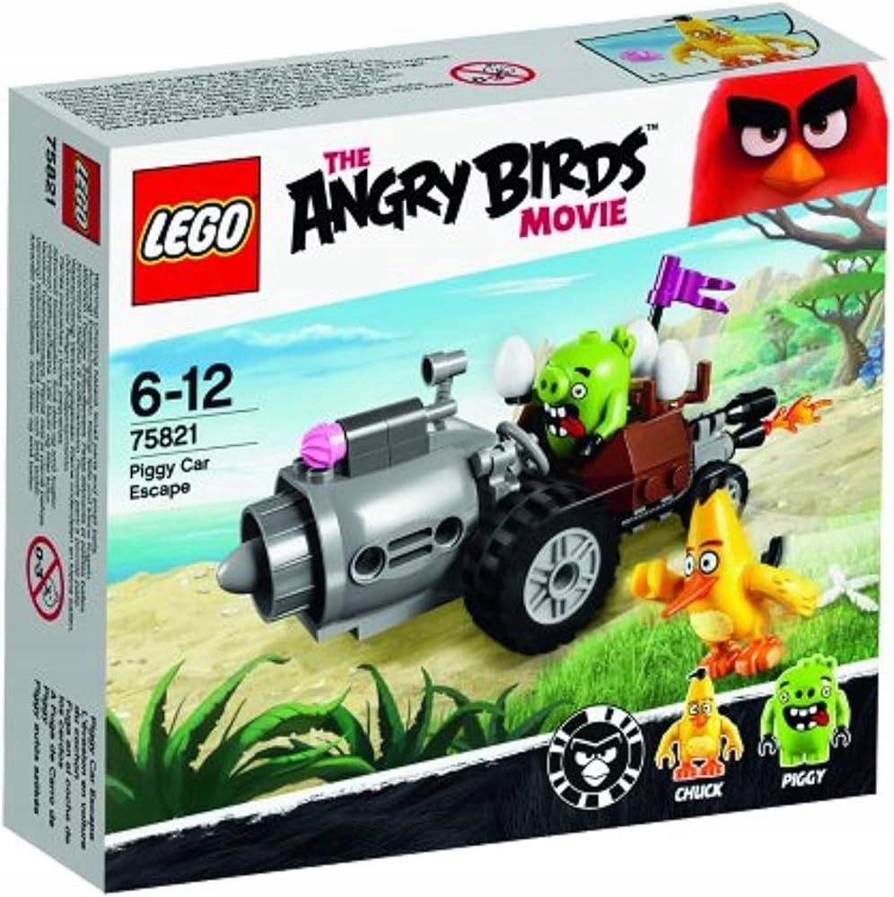 Lego 75821 Angry Birds Útěk Autem Prasátek