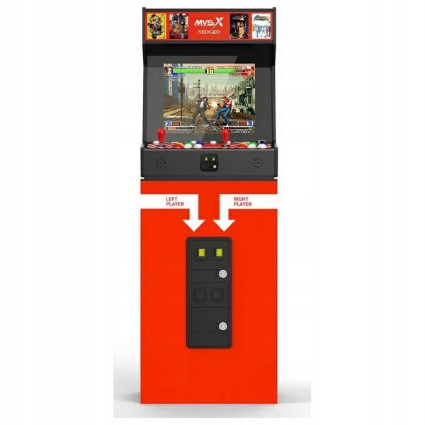 Automat Unico Mvsx Combo Neo Geo 50 Gier Retro Arcade 17" dla 2 Graczy