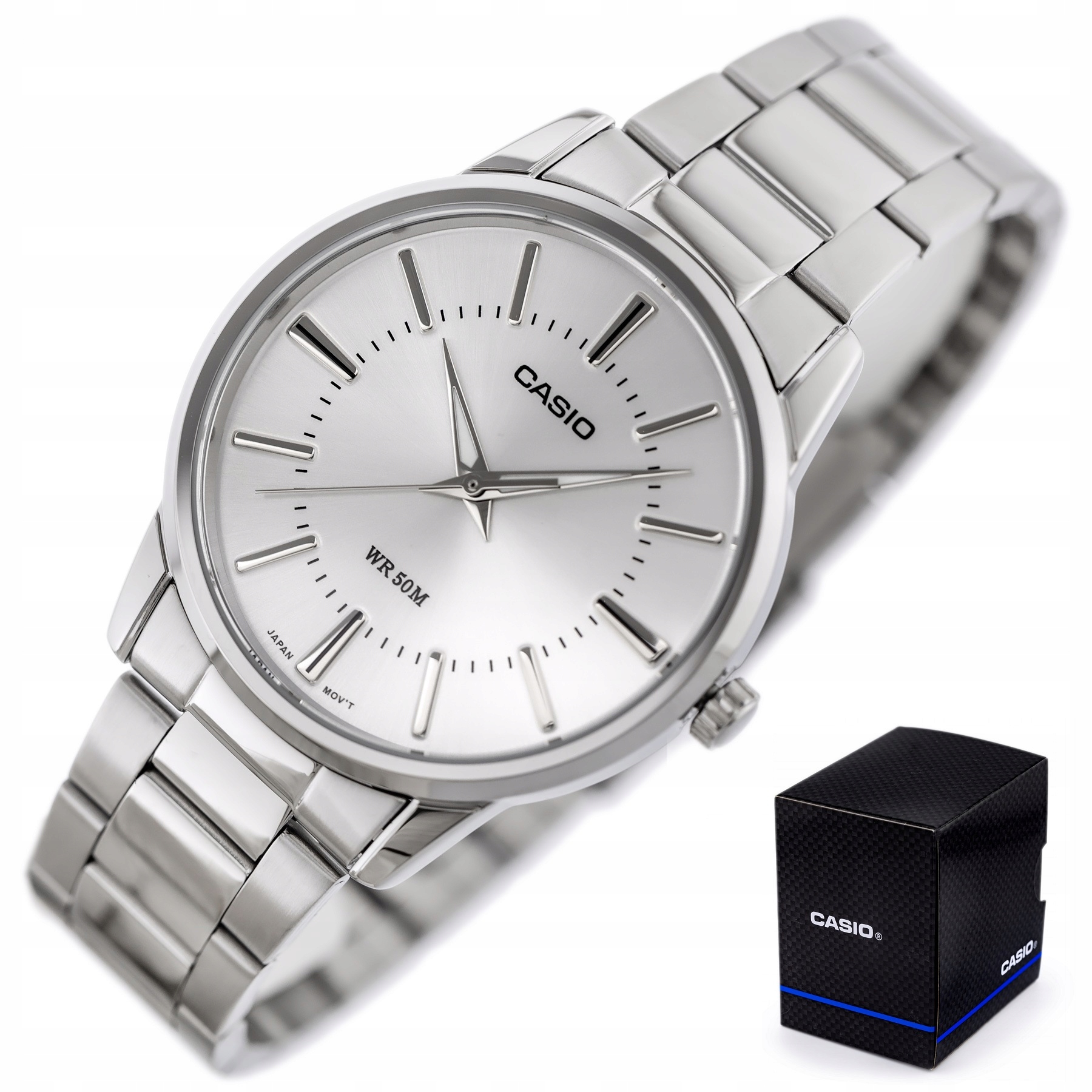 Zegarek Męski Casio MTP-1303D-7AV stalowy klasyczny +box +grawer