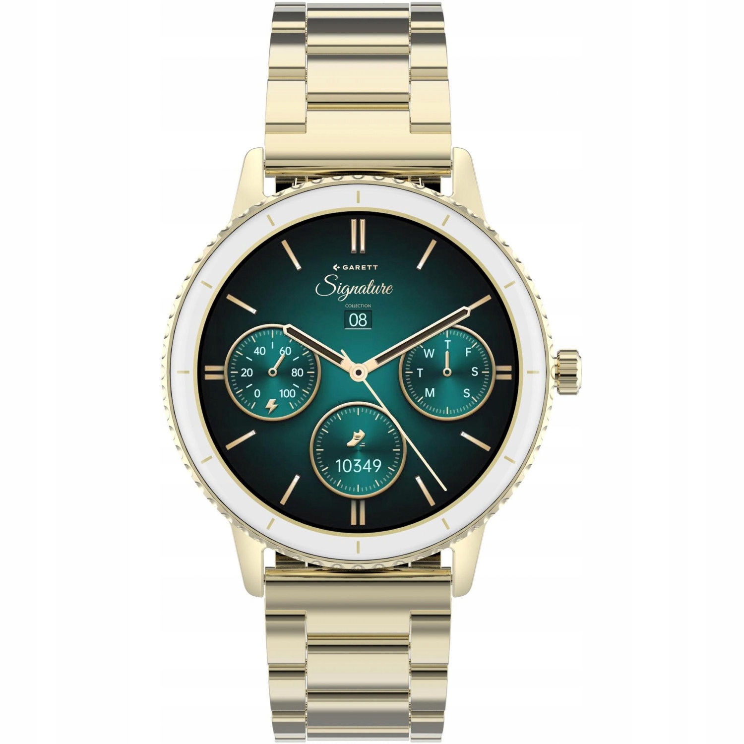 Chytré Hodinky Dámské Garett 5904238485088 zlaté s náramkem