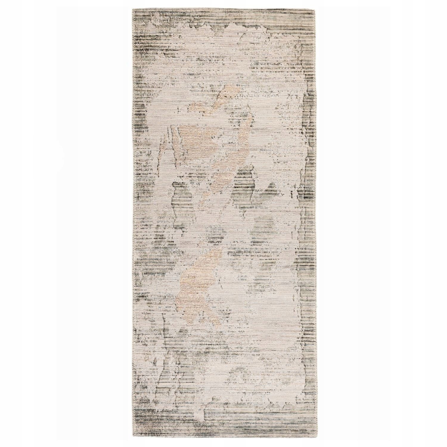 Behúň Vlnený Moderný 80x200 cm Pevný Prírodná Prémiová Kvalita Vlna