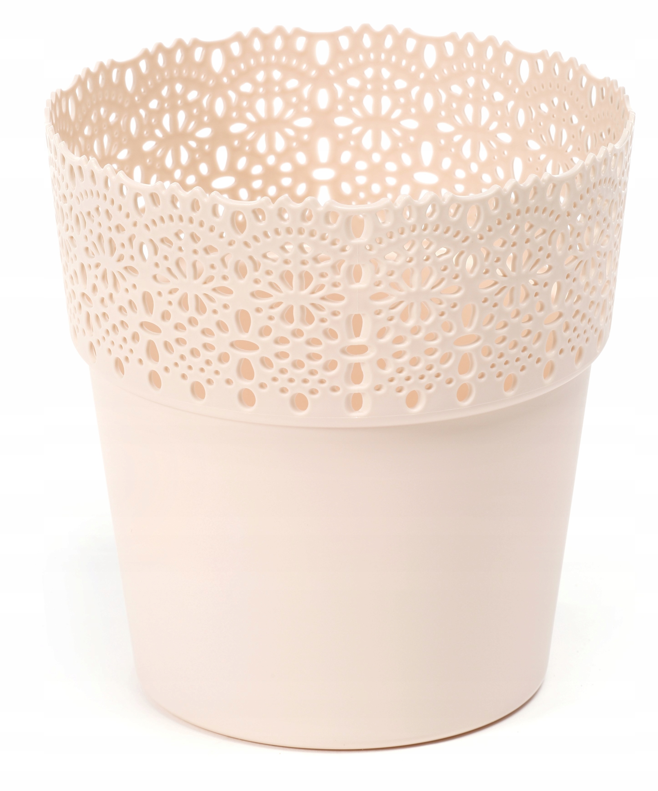 

Doniczka Osłonka Bella FI14,5cm H15,3cm Beżowa