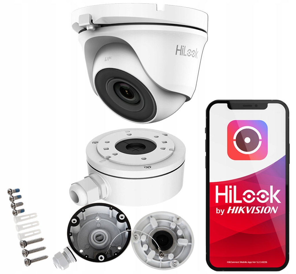 Monitorovací kamera 4v1 Ahd CVI Tvi TVICAM-T5M krabička 5MPx Ir 20 m HiLook