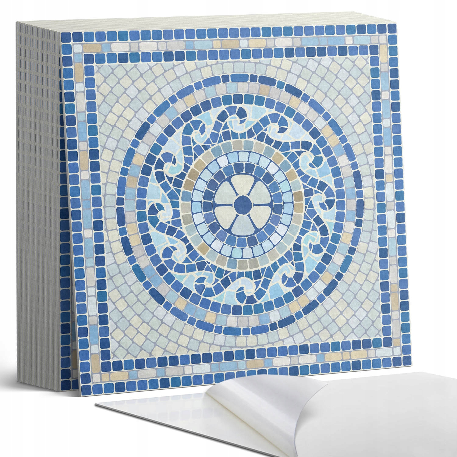 Balíček dlaždic Vinyl Pvc Nebe v mozaikových odstínech 20 x 20 x 20 cm
