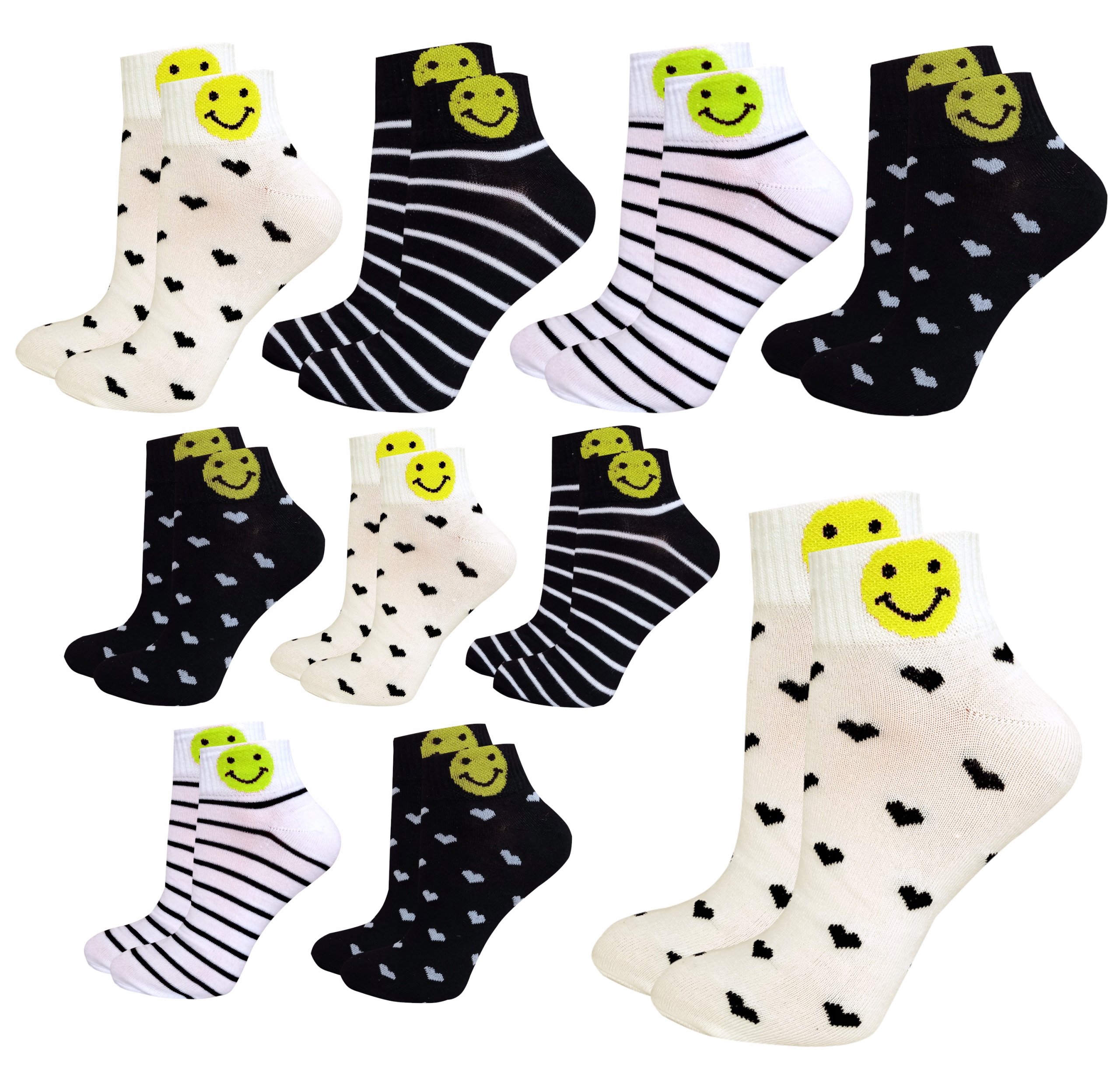 

10x Skarpetki Damskie Skarpety Długie 35-38 Cotton