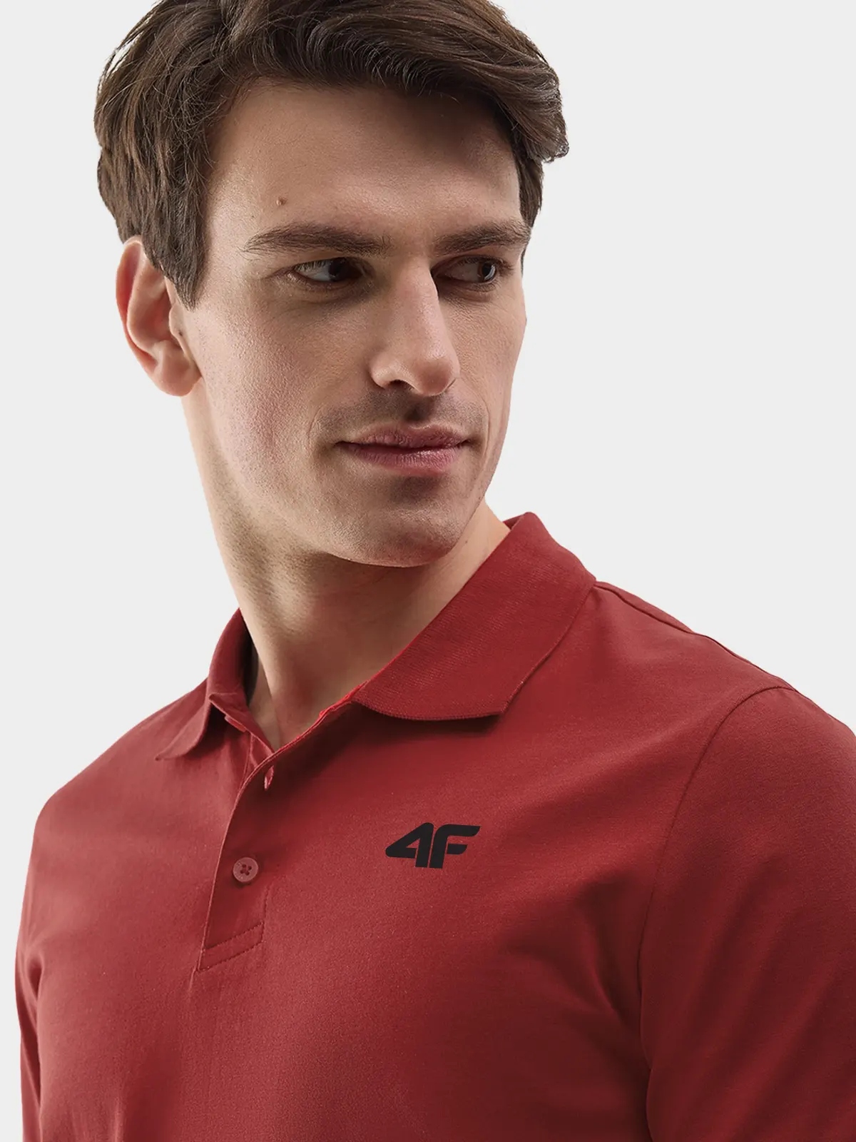 KOSZULKA MĘSKA POLO 4F T-SHIRT BAWEŁNIANY POLÓWKA SPORTOWA LIMITOWANA Rozmiar L