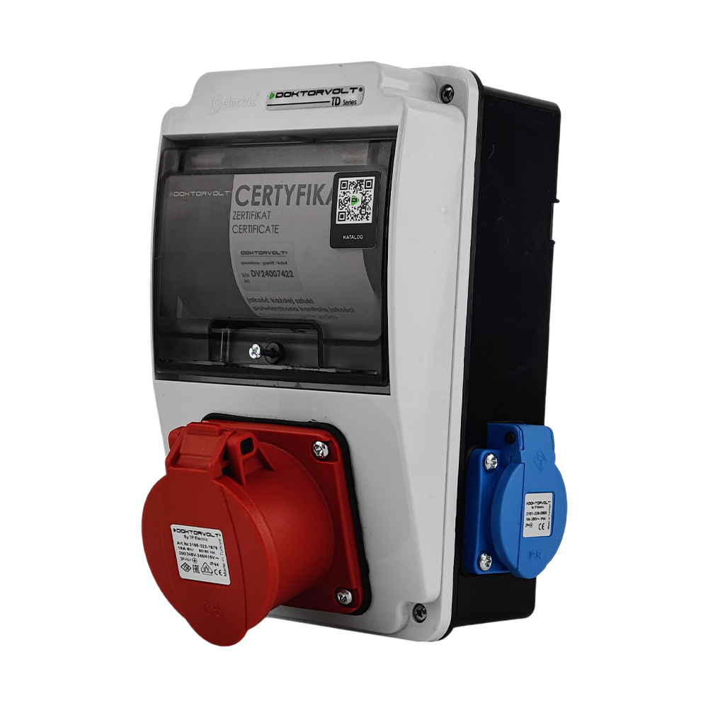 Stavební rozvaděč Xs 32A 2x230V bez ochrany IP44 Doktorvolt