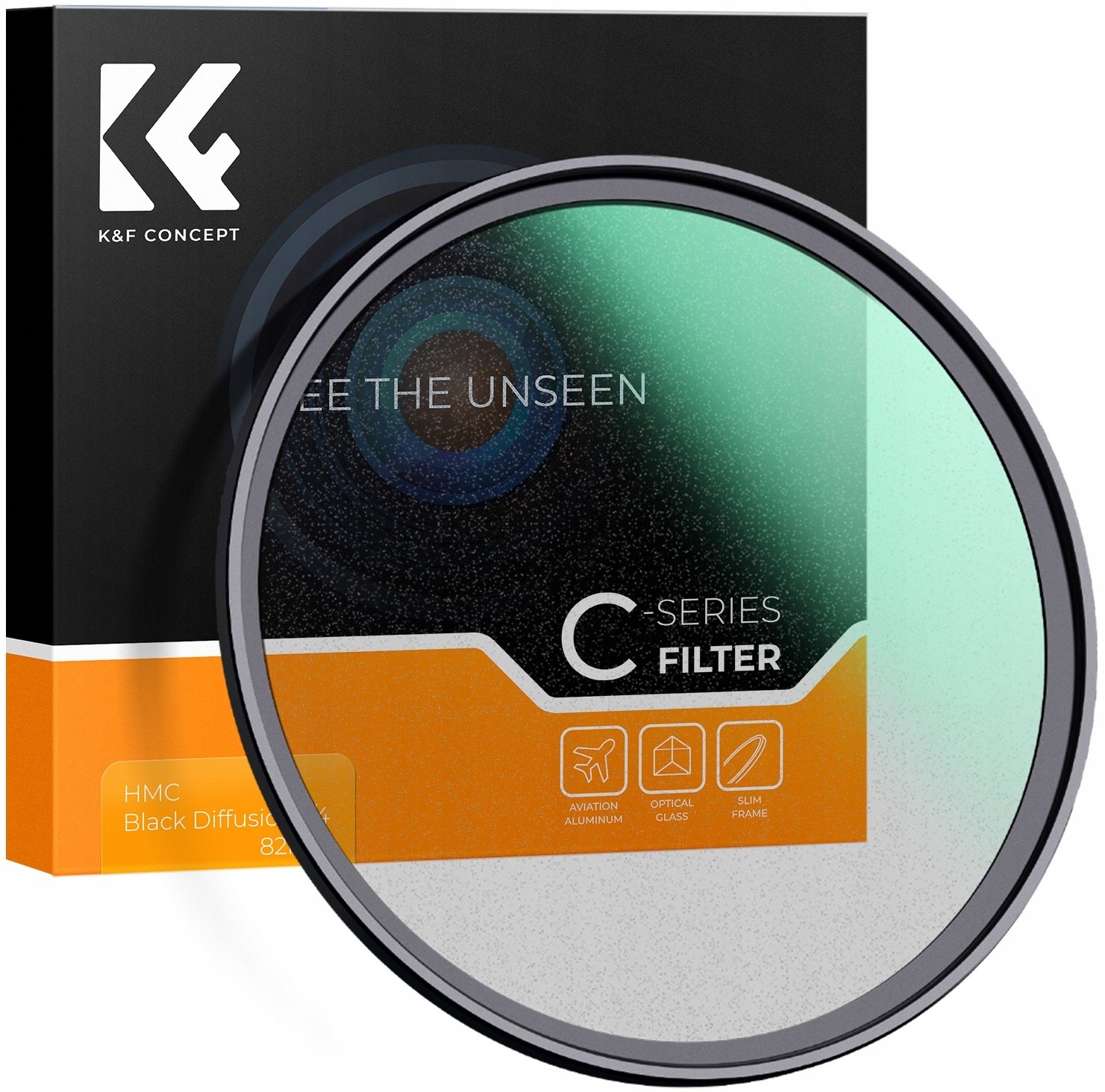 K&f Filtr dyfuzyjny efektowy Black Mist 1/4 Nano-C 58 mm