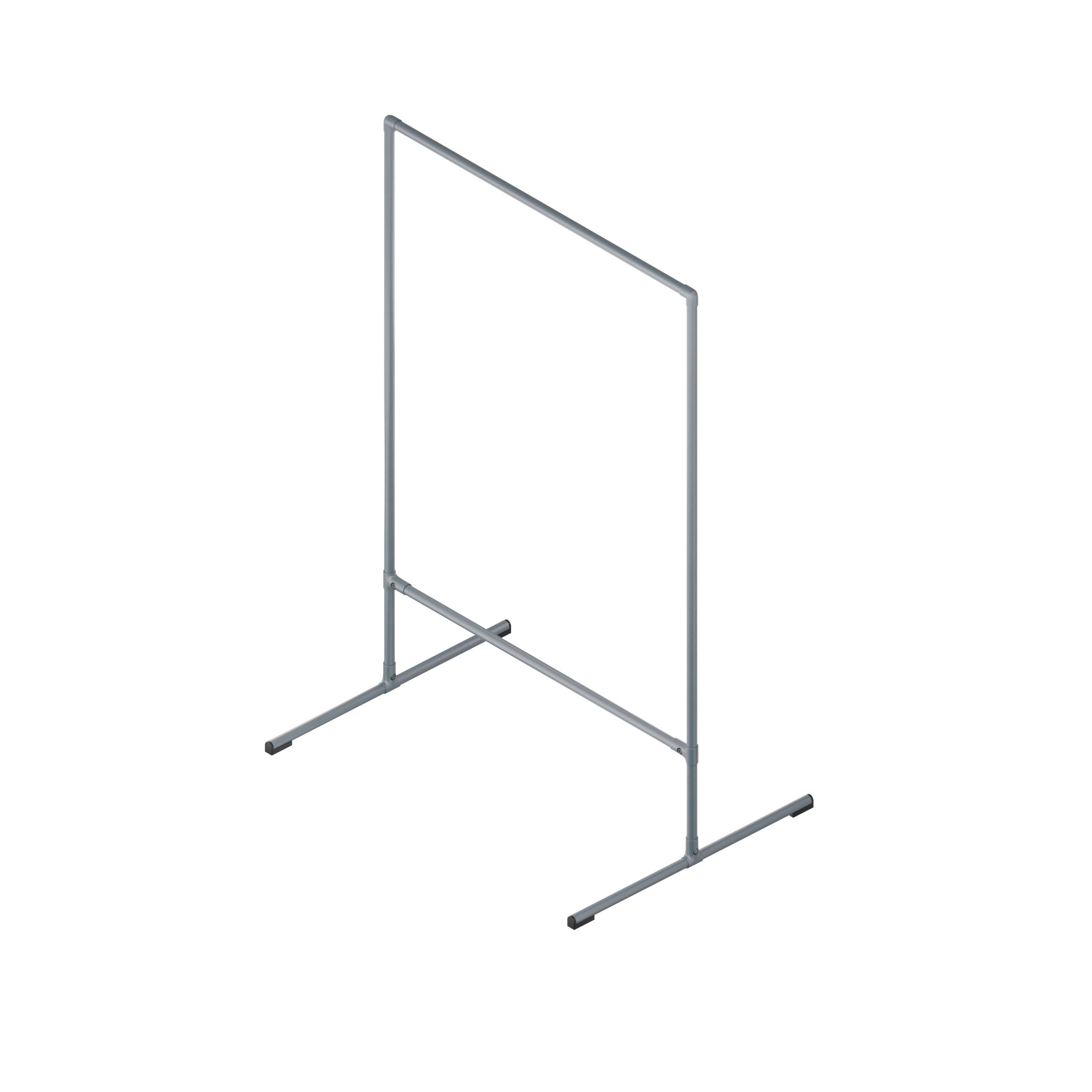 Stojanový Kovový Věšák Na Oblečení Stojan Antracit 1x1,5 m Fonger