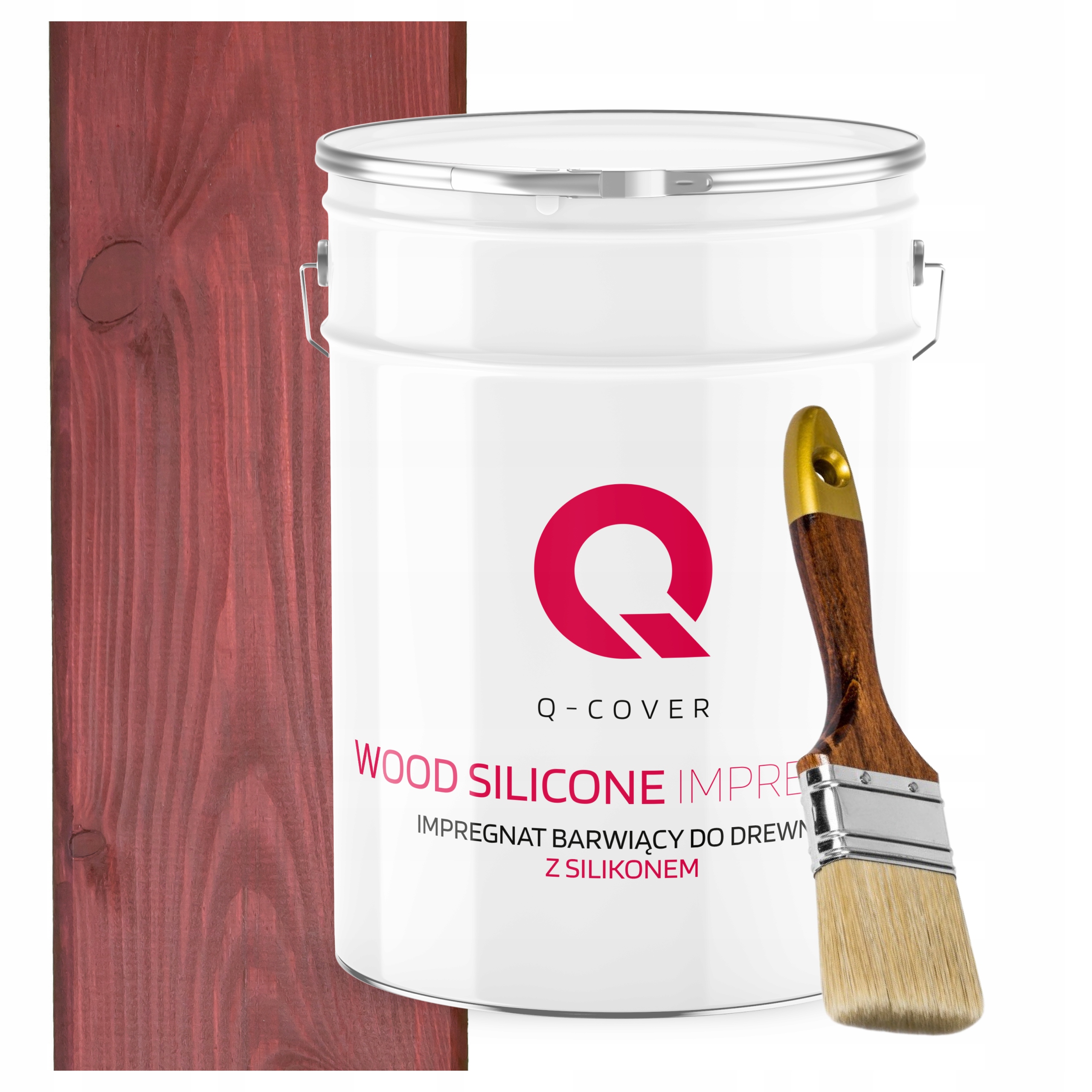 Impregnace Na Dřevo Barva Se Silikonem Chron Višeň 10 L Dárek