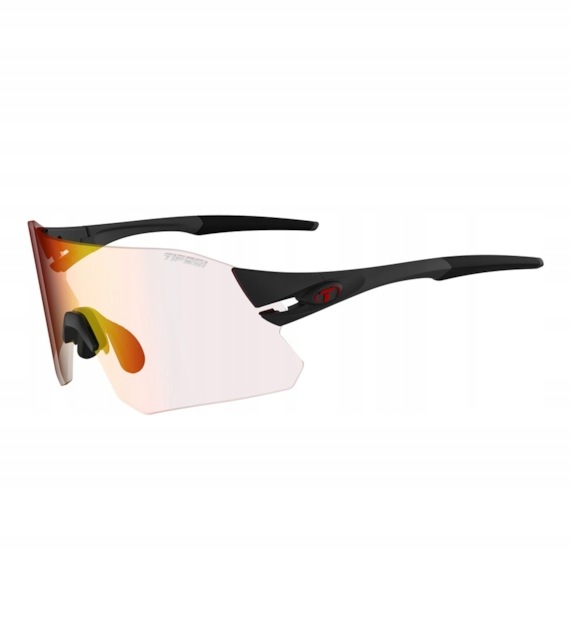 Okulary Tifosi Rail Clarion Fototec matte black 1 szkło Clarion Red 64%-14%